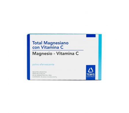 Total Magnesiano Vit C Polvo Efervescente 30 x 8gr