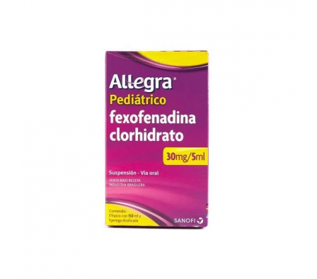 Allegra Pediátrico 30mg/ 5ml - Contenido de 1 fras