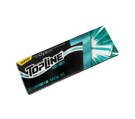 Topline Chicle Seven Menta 14g
