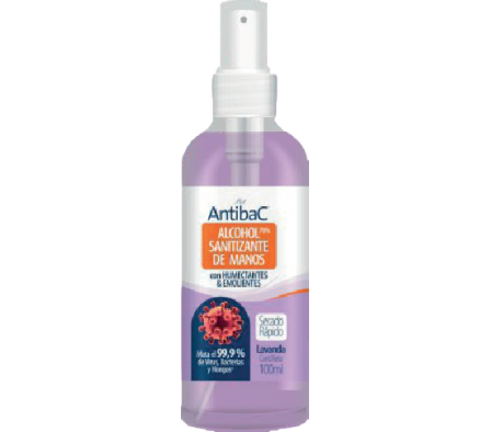 Antibac Alcohol Para Manos Lavanda 100ml