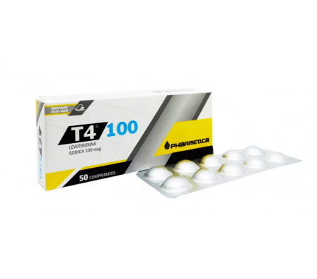 T4 Levotiroxina Sodica 100 mg 50 comprimidos
