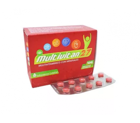 Multivitan 27 Multivitamínico con Minerales 100 co