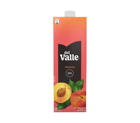 Del Valle Jugos Durazno Tetra de 1.500 ml.