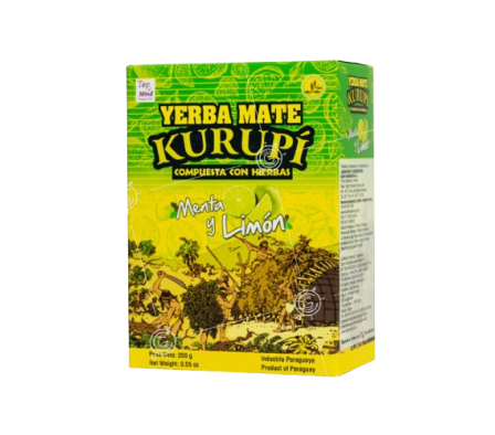 Kurupi Yerba Compuesta Menta y Limon de 250gr