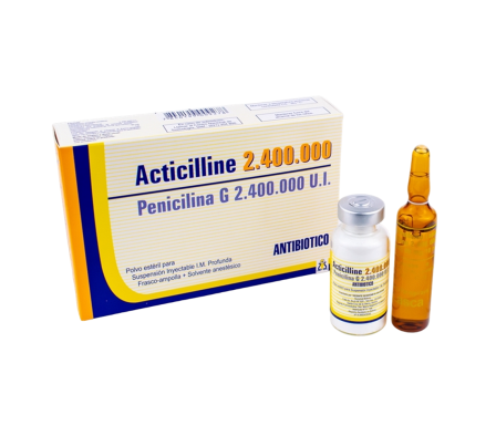 Acticilline 2400000 Ampolla + Solvente Anestésico