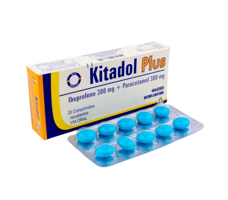 Kitadol Plus 300mg - 20 Comprimidos