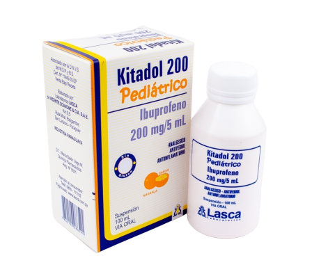Kitadol 200 Pediátrico 100 mL Suspensión