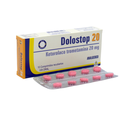 Dolostop 20 - 10 Comprimidos Recubiertos
