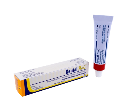 Gental B+C Crema Dérmica 20 gr