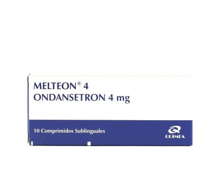 Melteon Ondansetron 4 mg - Caja de 10 comprimidos