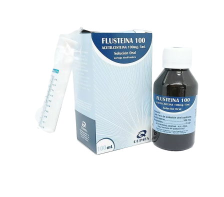 Flusteina 100 Acetilcisteina 100mg/5ml Cont. 100ml