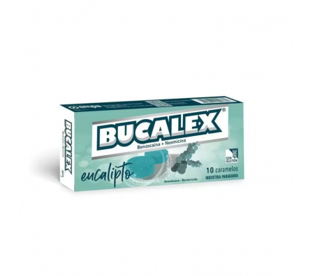 Bucalex Eucalipto Caramelo Caja x 10