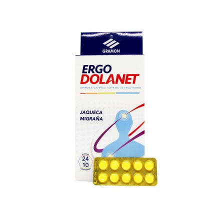 Ergo Dolanet Dipirona Cafeína Tartrato de Ergotami
