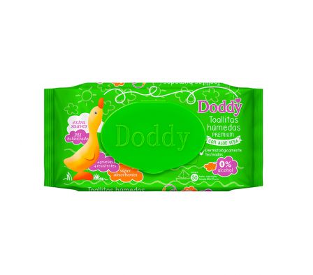 Doddy Toallitas Humedas Con Aloe Vera 48 unidades