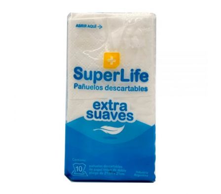Super Life Pañuelos Descartables Extra Suave 10 Un
