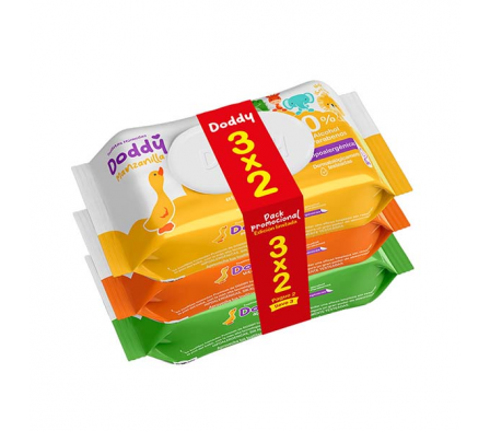 Doddy Toallitas Humedas Pack Promocional 3x2
