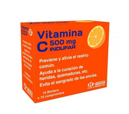 Vitamina C Comprimido 500gr Blister 