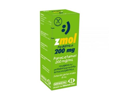 Z-Mol Gotas 200mg, Frasco Gotero            