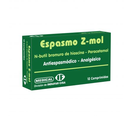 Espasmo Z-Mol Comprimidos, Caja                   