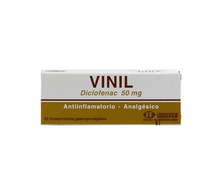 Vinil Diclofenac 50 mg  Cont. 20 comprimidos gast