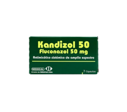 Kandizol 50mg Capsula Caja