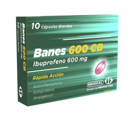 Banes 600 CB 10 Cápsulas Blandas