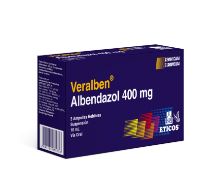 Veralben 5 Ampollas Bebibles Suspensión 10ml