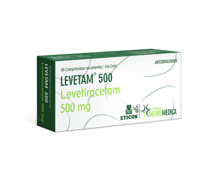 Levetam 500 - 30 Comprimidos