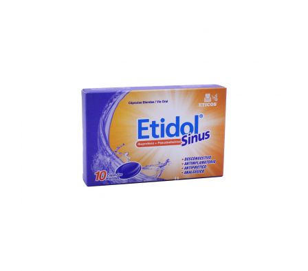 Etidol Sinus 10 Cápsulas Blandas