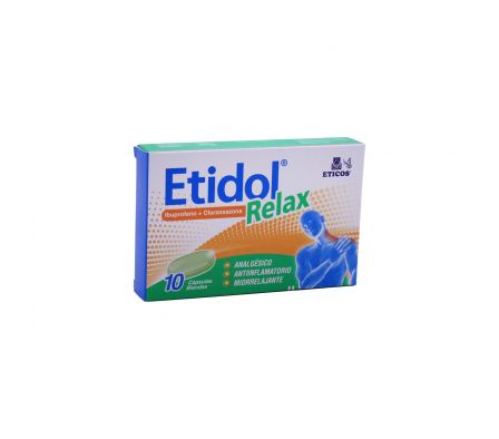 Etidol Relax 10 Cápsulas Blandas