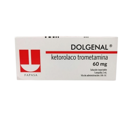 Dolgenal Ketorolac Trometamina 60mg Ampolla 2ml 