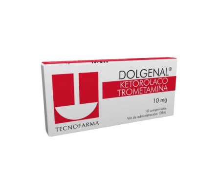 Dolgenal Ketorolac Trometamina 10mg 30 Comprimidos