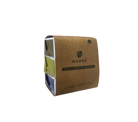 Wembé Jabón Tocador Triple Cuidado Navideño