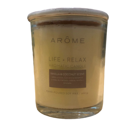 Arome Vela Spa Vainilla & Coco, 