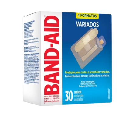 Band-Aid Banditas Variados 30 Unidades