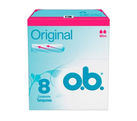 Ob Tampones Original Mini 8 Unidades.