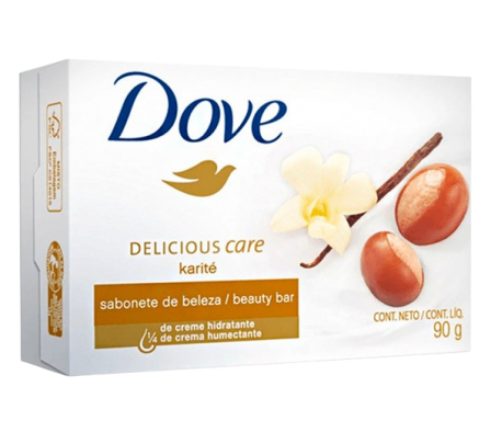 Dove Jabon en Barra Karite Vainilla 90gr