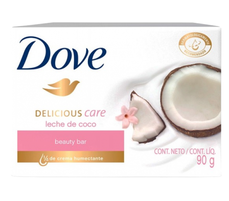 Dove Jabon en Barra Leche de Coco 90gr