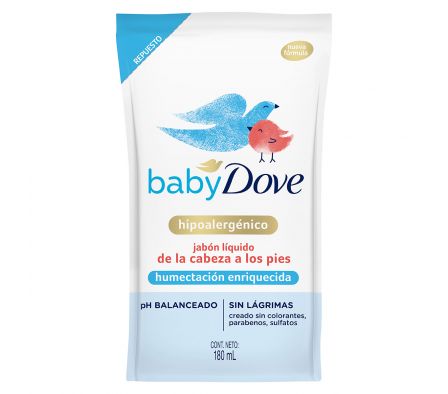 Dove Baby Jabon Liquido Hidratante 200ml