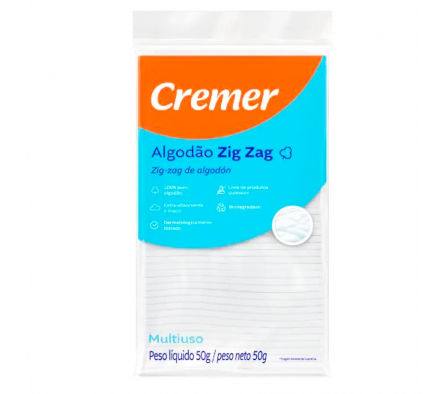 Cremer Algodón ZigZag Ziplock 50gr
