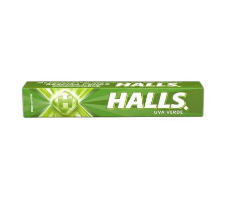 Halls Caramelo Uva Verde 30gr