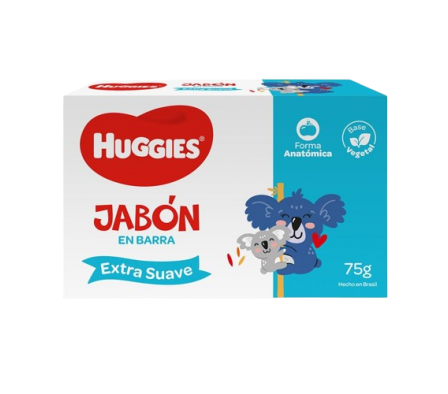 Huggies Jabon en Barra Extra Suave 75gr