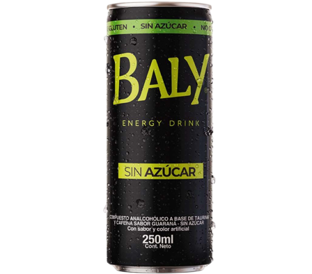 Baly Energizante S/ Azucar 250ml 