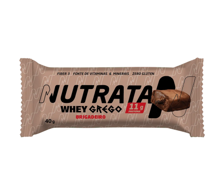 Nutrata Barra Greek Whey Brigadeiro 40 gr