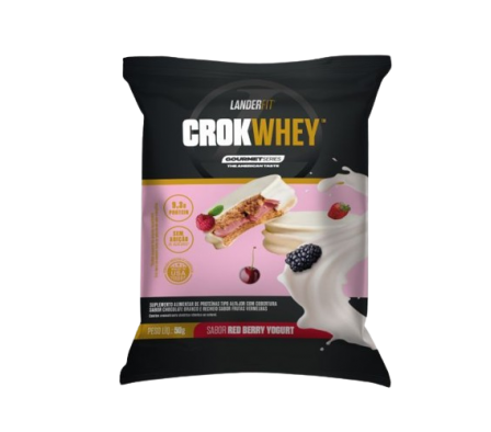 Landerfit Alfajor Crock Whey Red Berry 50gr