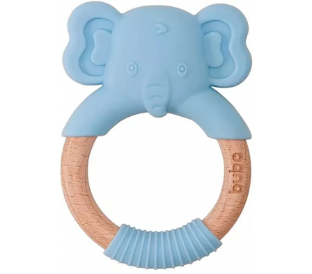 Buba Mordedor De Silicona Elefante Azul