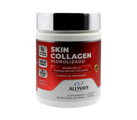 Allways Suplemento Skin Collagen Fresa 300gr