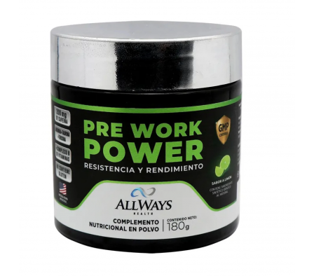 Allways Suplemento Pre Work Power Limón 300gr