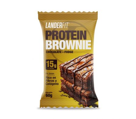 Lander Fit Brownie Sabor Chocolate Fudge 60g