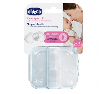 Chicco Protegepezon de Silicona Mediana 2 Unid